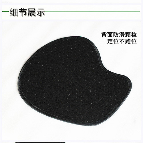 电脑竹炭鼠标垫防手茧护腕耐用办公无胶味舒适锁边椭圆型3个包邮 - 图3