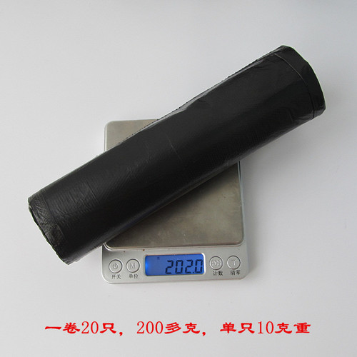 新料加厚大号黑色垃圾袋一次性酒店环保塑料清洁袋80*100卷装包邮 - 图2