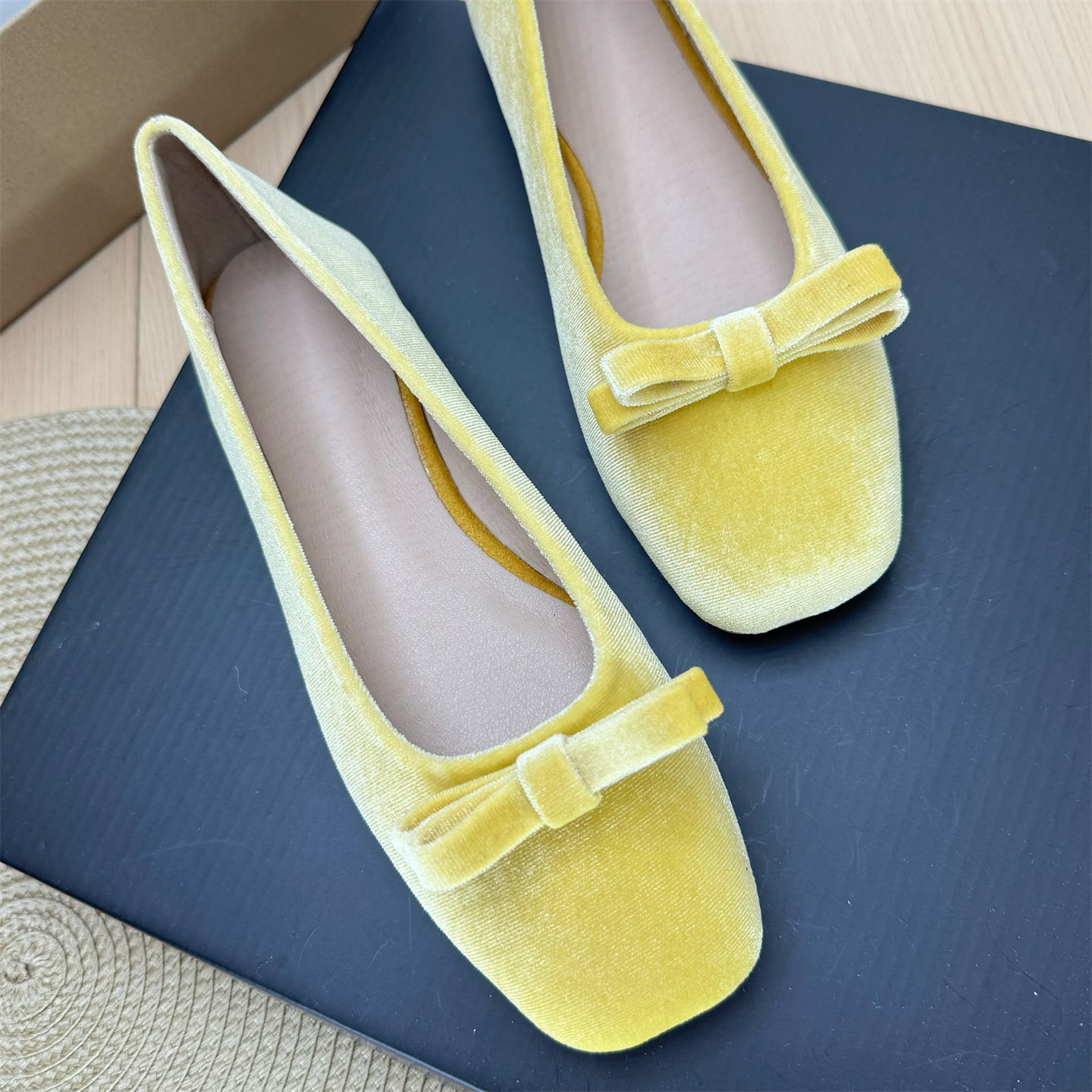 2026春季新款法式蝴蝶结方头芭蕾舞鞋女平底浅口玛丽珍单鞋温柔风,淘宝优惠券,粉丝福利购,淘宝优惠卷