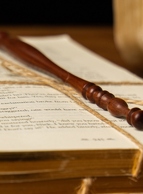 外文英文泛黄麻绳捆绑书房拍摄道具复古文艺古董陈列样板房旧书籍