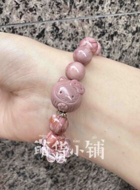爆裂纹手串萌货小铺阿拉善玛瑙