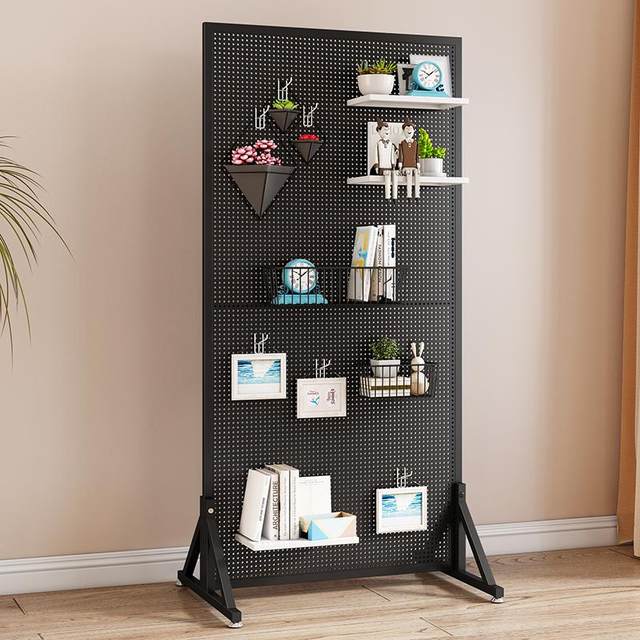 Hole board floor display rack mobile phone accessories accessories shelf vertical hardware tool hanging board supermarket storage rack