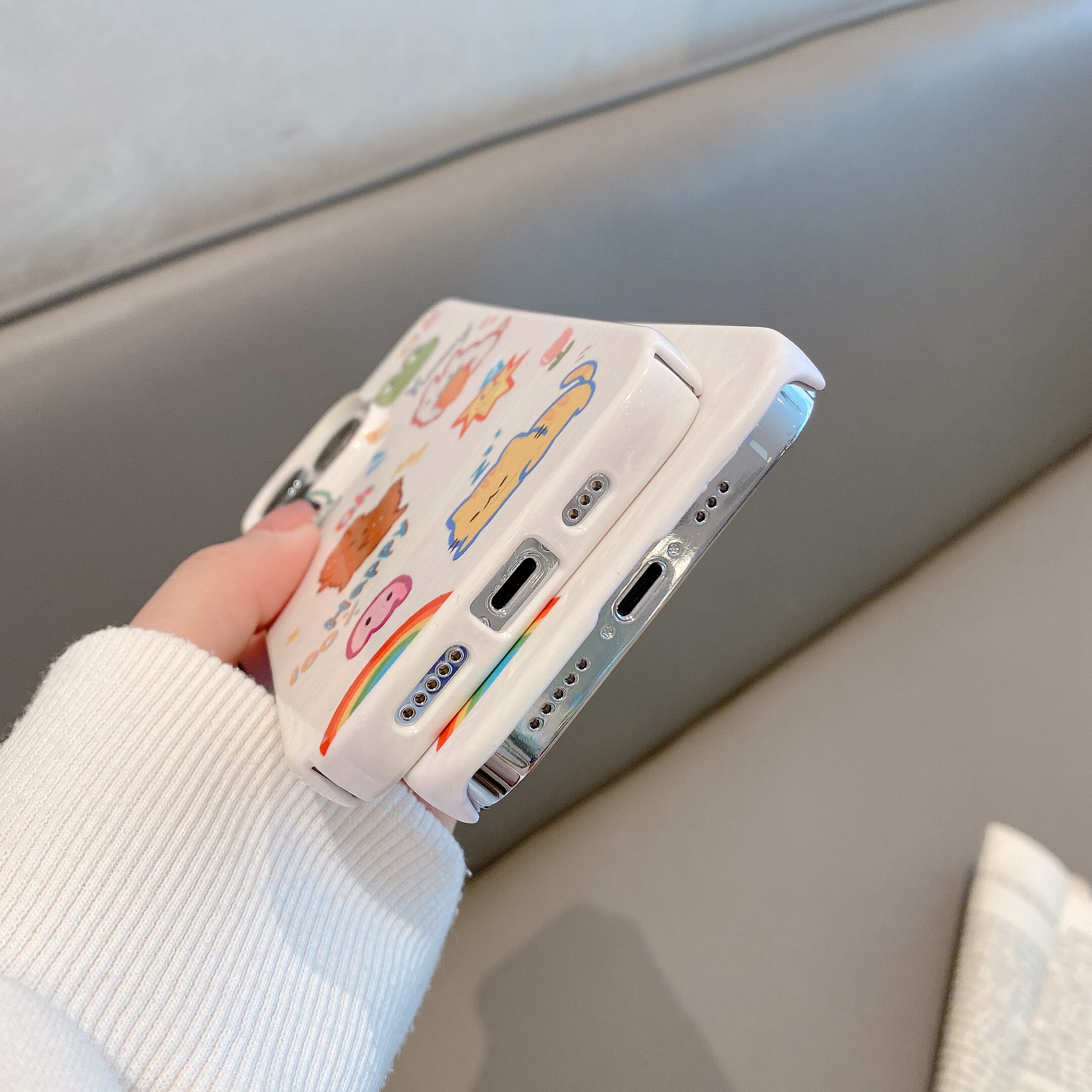 油画动物适用苹果14Pro手机壳iPhone13ProMax保护套苹果12菲林硬壳亮面磨砂11全包边半包XR/XSMAX个性创意INS