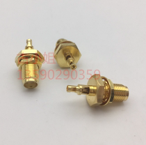 Radio frequency coaxial SMA-KY1 joint SMA female head outer screw inner hole split gold plated matching RG178 line 50-1 line