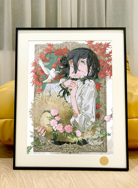 和平鸽蕾塞电锯人Reze帕瓦玛奇玛早川秋链锯人电次客厅动漫装饰画