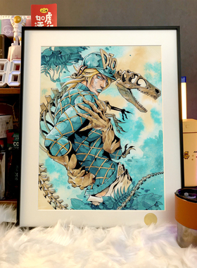 迪亚哥布兰度JOJO的奇妙冒险飙马野郎承太郎齐贝林乔尼动漫装饰画