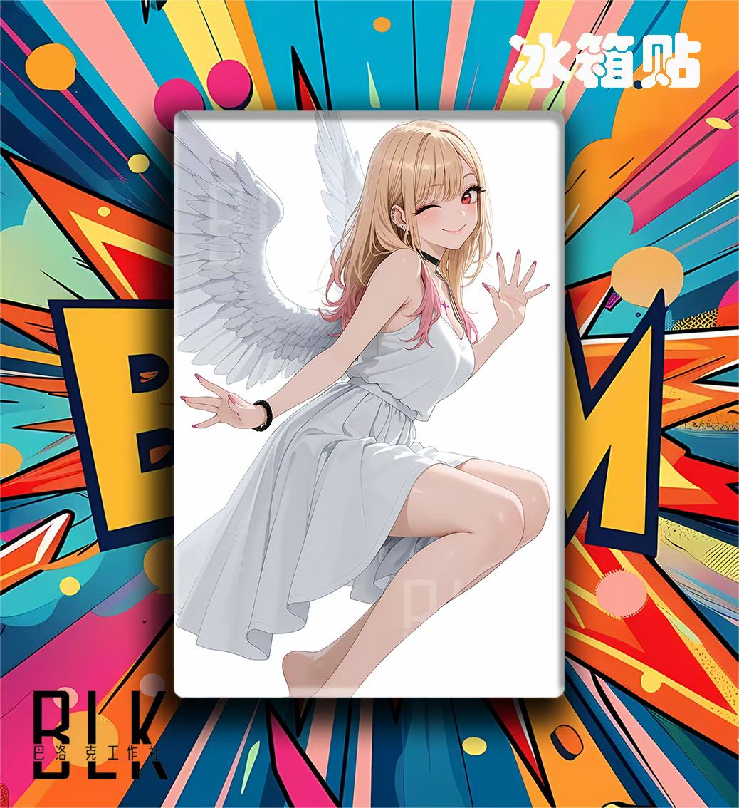 喜多川海梦Marin玛琳更衣人偶坠入爱河游戏动漫周边二次元冰箱贴 - 图2