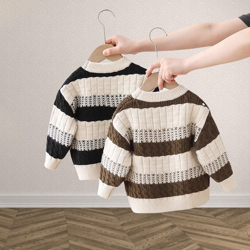 男童毛衣新款儿童洋气针织衫2024冬季加厚中小童韩版保暖打底衣服,淘宝优惠券,粉丝福利购,淘宝优惠卷