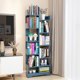 Multi-layer floor-standing bookshelf covering an area of less than 0.1 square meters