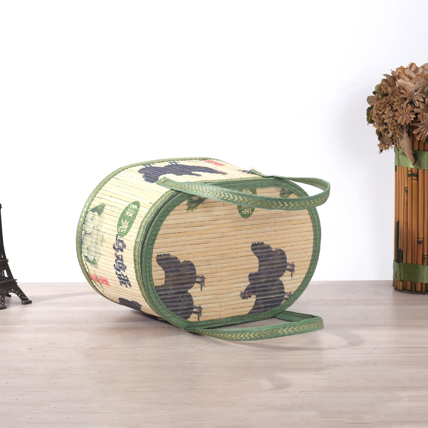 空盒子绿壳乌鸡蛋礼盒竹编手提椭圆竹制篮现货折叠竹篮筐篓,淘宝优惠券,粉丝福利购,淘宝优惠卷