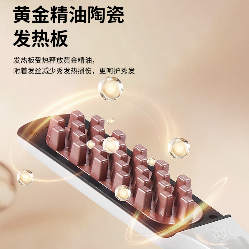 理发店发型师专业沙龙卷发棒格子夹板蓬松板垫发根颅顶增高玉米烫 - 图1