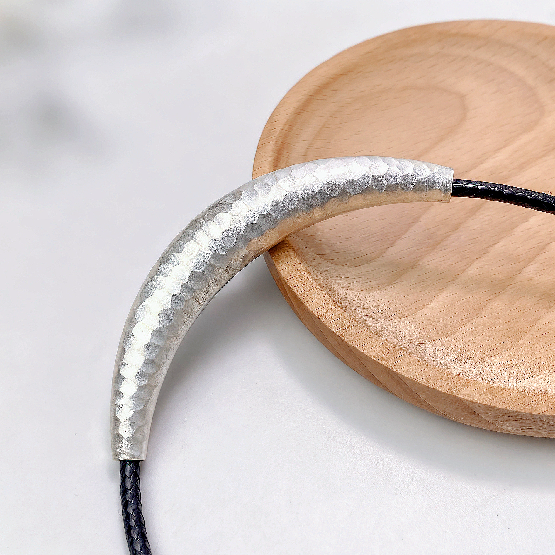 925纯银复古高级感新中式国风民族风项链女手工锤纹吊坠毛衣链,淘宝优惠券,粉丝福利购,淘宝优惠卷