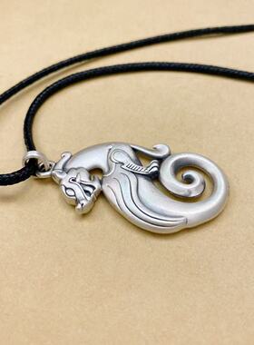 足银999古法如意貔貅吊坠