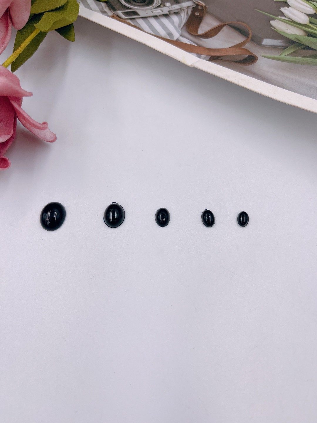 手工diy玩偶椭圆眼睛黑色玩具钩针自制娃娃平底眼睛动物材料包邮,淘宝优惠券,粉丝福利购,淘宝优惠卷