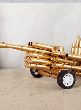 弹壳巨炮单筒大炮榴弹炮迫击炮高射炮退伍留念金属工艺品摆件礼物
