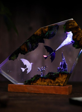 驯龙高手飞龙吐火龙翼龙黑龙白龙夜煞白煞吐息小夜灯床头灯摆件