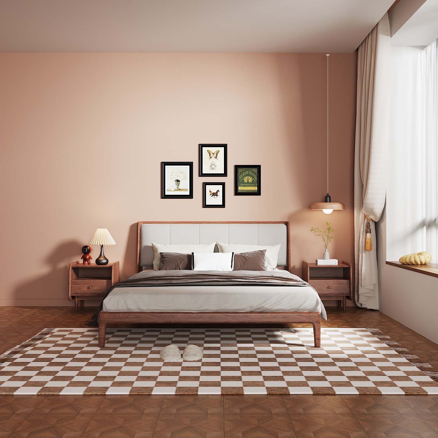 Keyshot11场景渲染文件包附加Rhino模型北欧风窗边卧室场景,淘宝优惠券,粉丝福利购,淘宝优惠卷