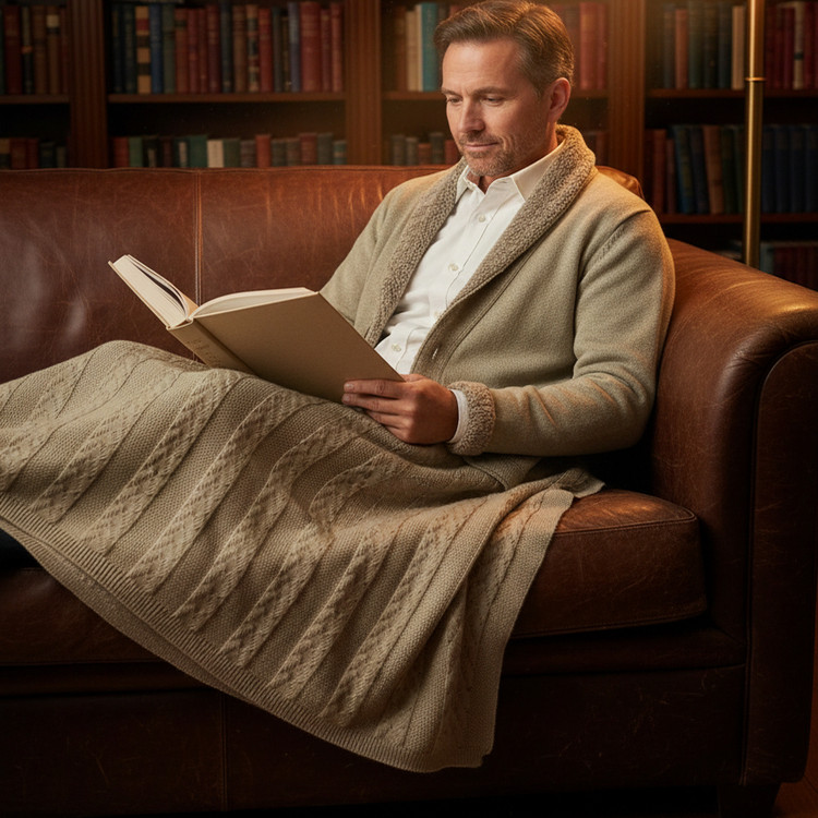 黛安慕DANANMU针织盖毯卡其色客厅沙发卧室装饰百搭休闲毯,淘宝优惠券,粉丝福利购,淘宝优惠卷