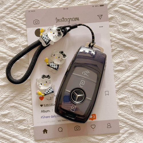 适用奔驰C260L钥匙套C级EQC300壳EQE车EQB扣EQA包S400L女EQS25款 - 图2