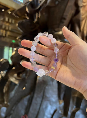 杭州【香积】帮请流通处醒狮手串发晶暴富男女情侣闺蜜手串