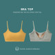 Modal cotton pad bra U-neck V-strap, ເທິງທໍ່ bra-free