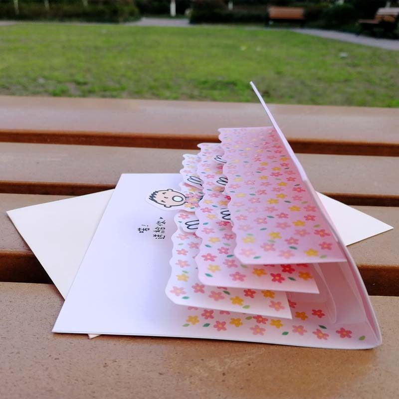 台湾创意大口仔生日祝福立体贺卡感谢老师惊喜兔子大宝花丛中卡片,淘宝优惠券,粉丝福利购,淘宝优惠卷