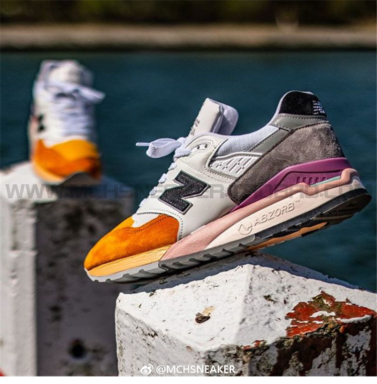 NEW BALANCE 998系列美产拼色复古舒适休闲运动慢跑步鞋 M998PSD