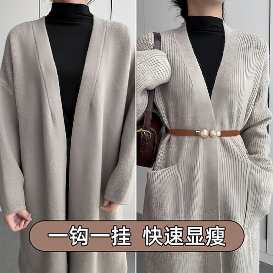 珍珠腰带女2025新款高级感连衣裙牛仔裤收腰神器弹力松紧皮带装饰