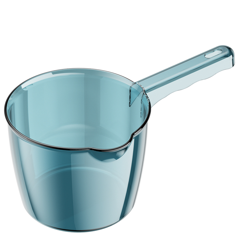 家用水瓢摔不破加深加厚长柄厨房大号水勺透明塑料洗头勺子舀水瓢 - 图3