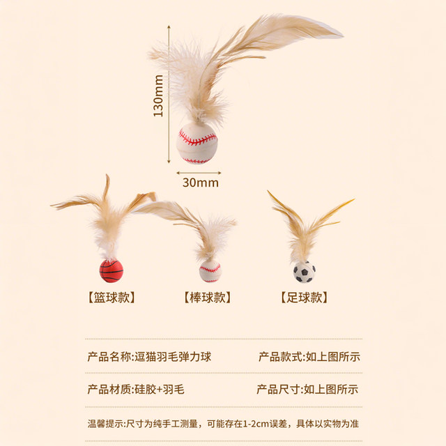 Venting artifact, bite-resistant molar ball, cat stick toy