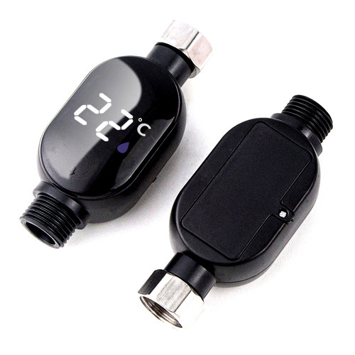 新款花洒LED温度计智能触屏洗澡测温感温淋浴家用4分接口通用数显 - 图3