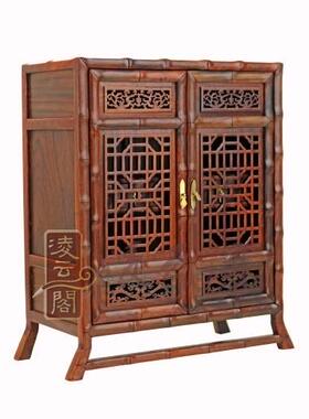 仿古风明清微缩模型柜子红酸枝