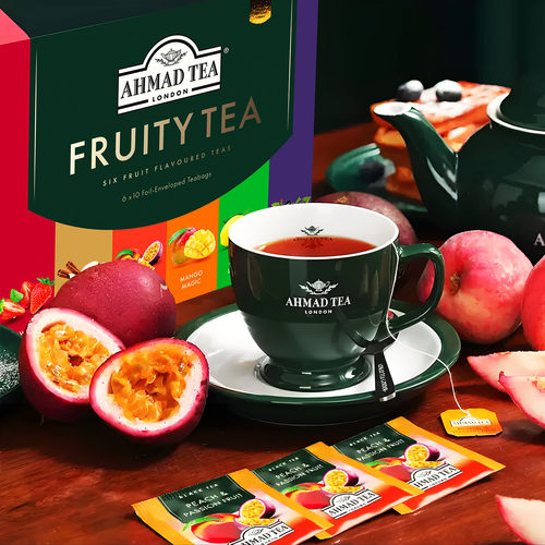 3盒8折原装进口英国亚曼Ahmadtea水果茶袋泡茶叶英式红茶年货礼盒 - 图1