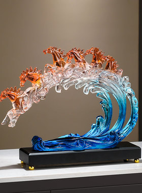 高级感马到成功装饰摆件