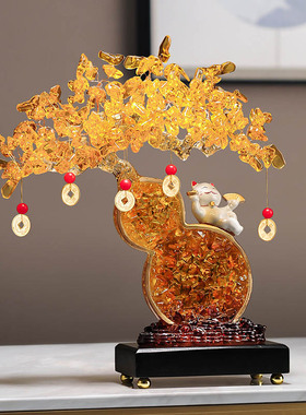 新中式福猫摆件葫芦工艺品