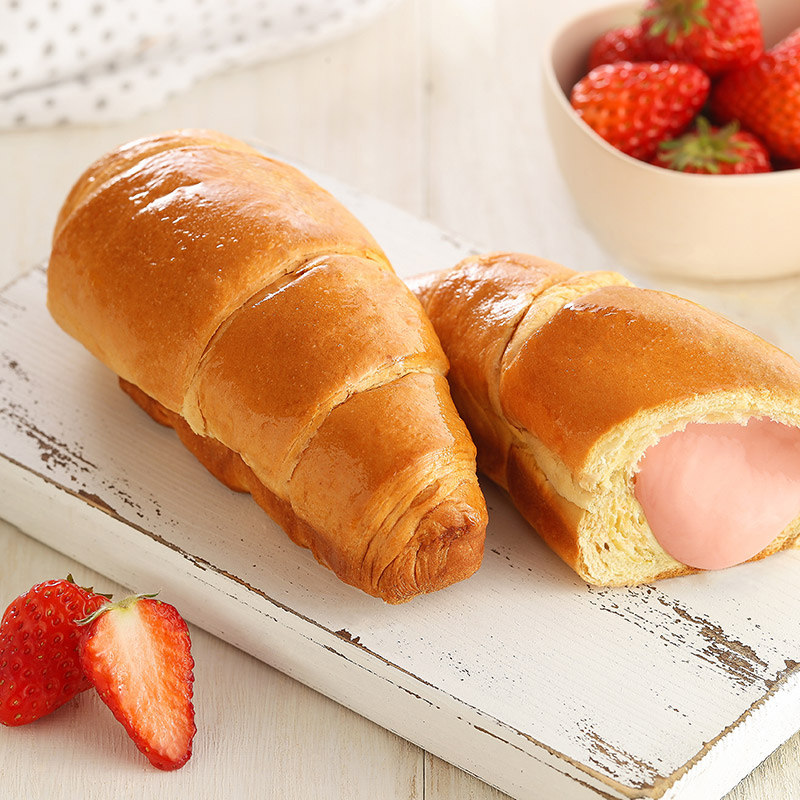 宾堡多菲角夹心巧克力草莓香芋牛乳面包75g/袋爆浆可颂牛角包早餐,淘宝优惠券,粉丝福利购,淘宝优惠卷