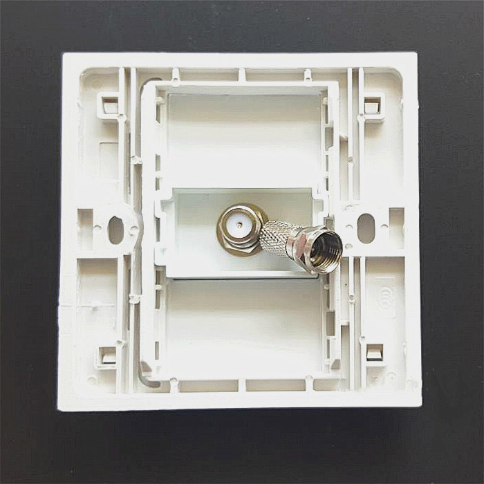 86型数字电视插座卫星英制F头螺纹口TV网络高清宽频闭路有线面板 - 图2
