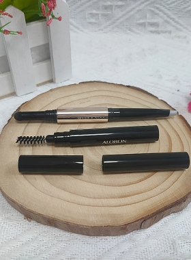 雅邦精致塑型三效眉笔眉粉眉刷易上色自然自动不易脱色正品清仓