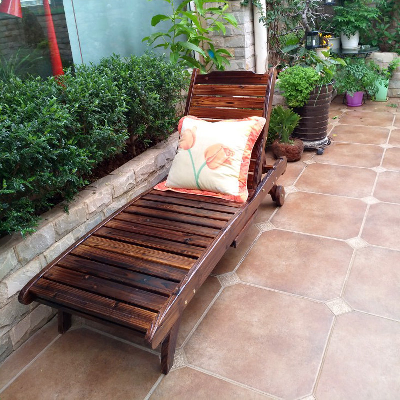 碳化防腐实木海边沙滩椅休闲折叠阳台椅子躺椅午休睡椅家居靠背椅,淘宝优惠券,粉丝福利购,淘宝优惠卷