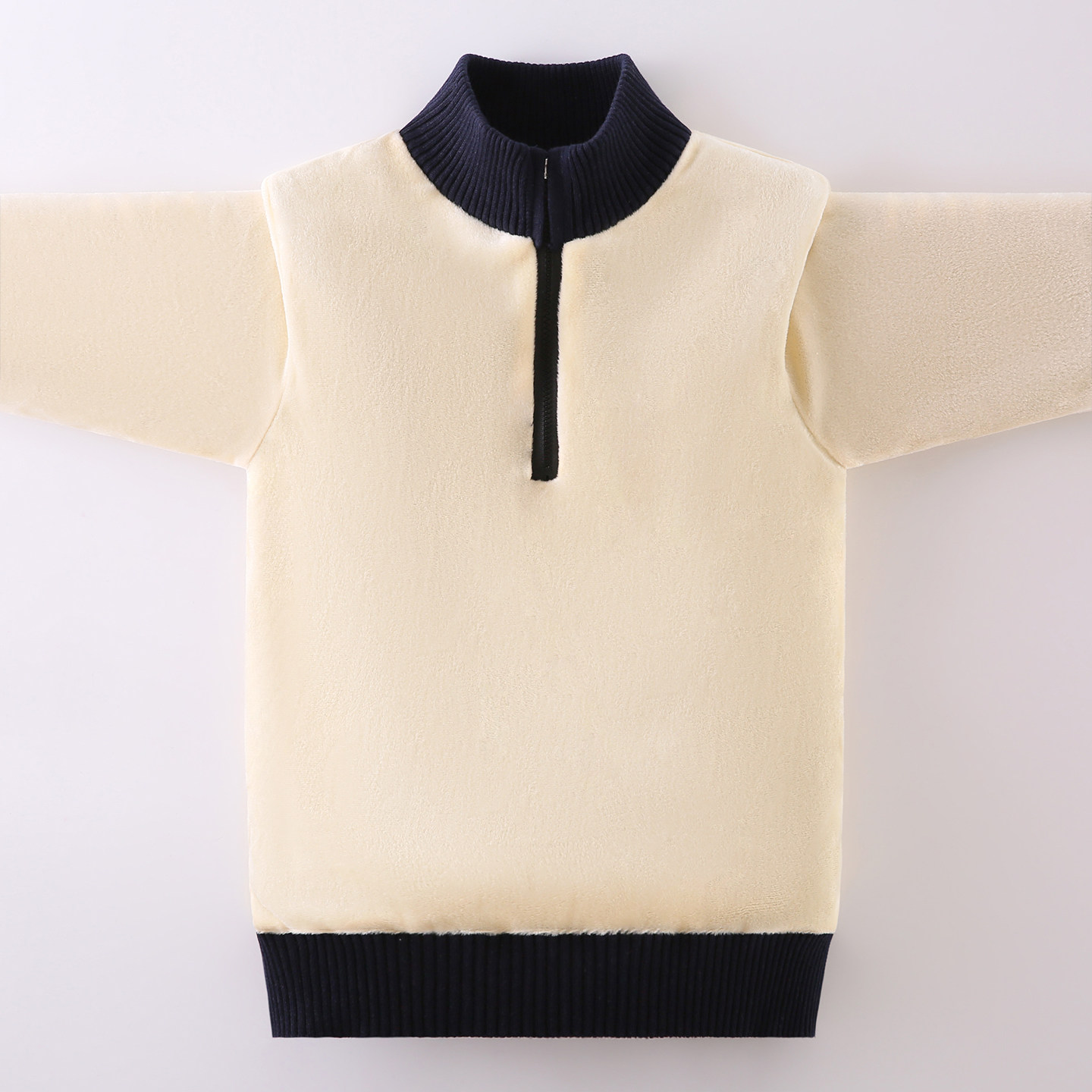 恒源祥秋冬款针织衫男童纯棉条纹针织开衫女童毛衣儿童加厚外套女,淘宝优惠券,粉丝福利购,淘宝优惠卷