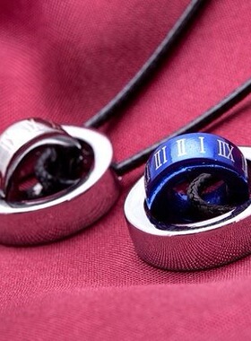 韩版数字指环男士情侣吊坠首饰品