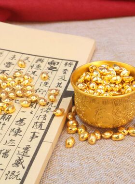 守财神器百福杯聚米聚福聚宝盆摆件招财进宝缸前台桌面工艺品摆件