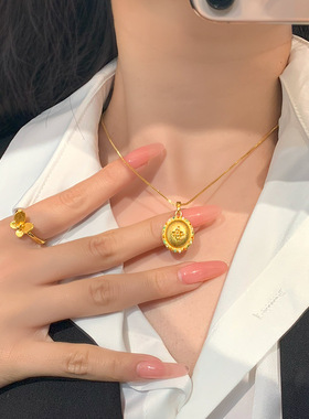 小红书爆款金色拉丝蝴蝶戒指女款时尚高级感甜美开口调节指环