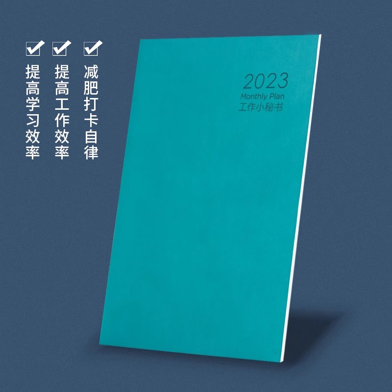 【甩卖】日历记事本2024年工作小秘书月计划本日程计划本行程本打卡自律时间管理效率手册带日期的商务笔记本 - 图2