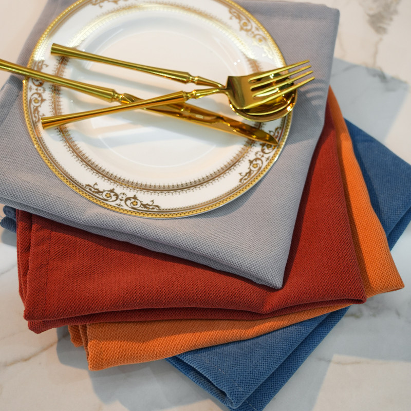 高级感口布擦杯布酒店西餐厅餐巾折花布样板间婚礼摆台方巾,淘宝优惠券,粉丝福利购,淘宝优惠卷