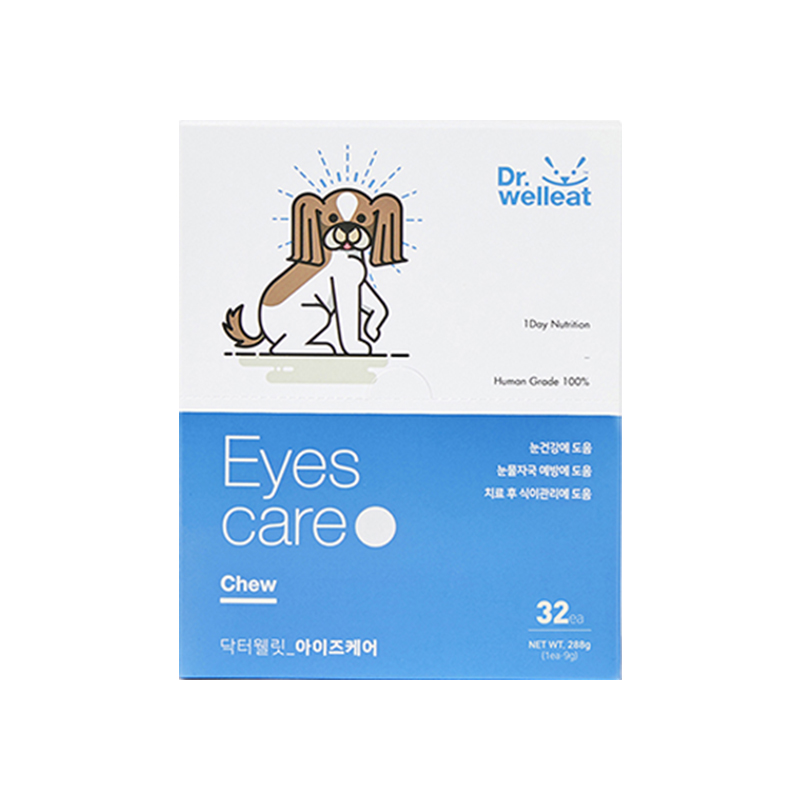 韩国 Dr.welleat幼犬猫狗泰迪金毛通用眼部护理营养零食18g*16-图3