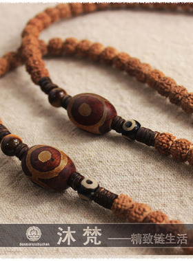 尼泊尔菩提子大气男女款天珠佛牌