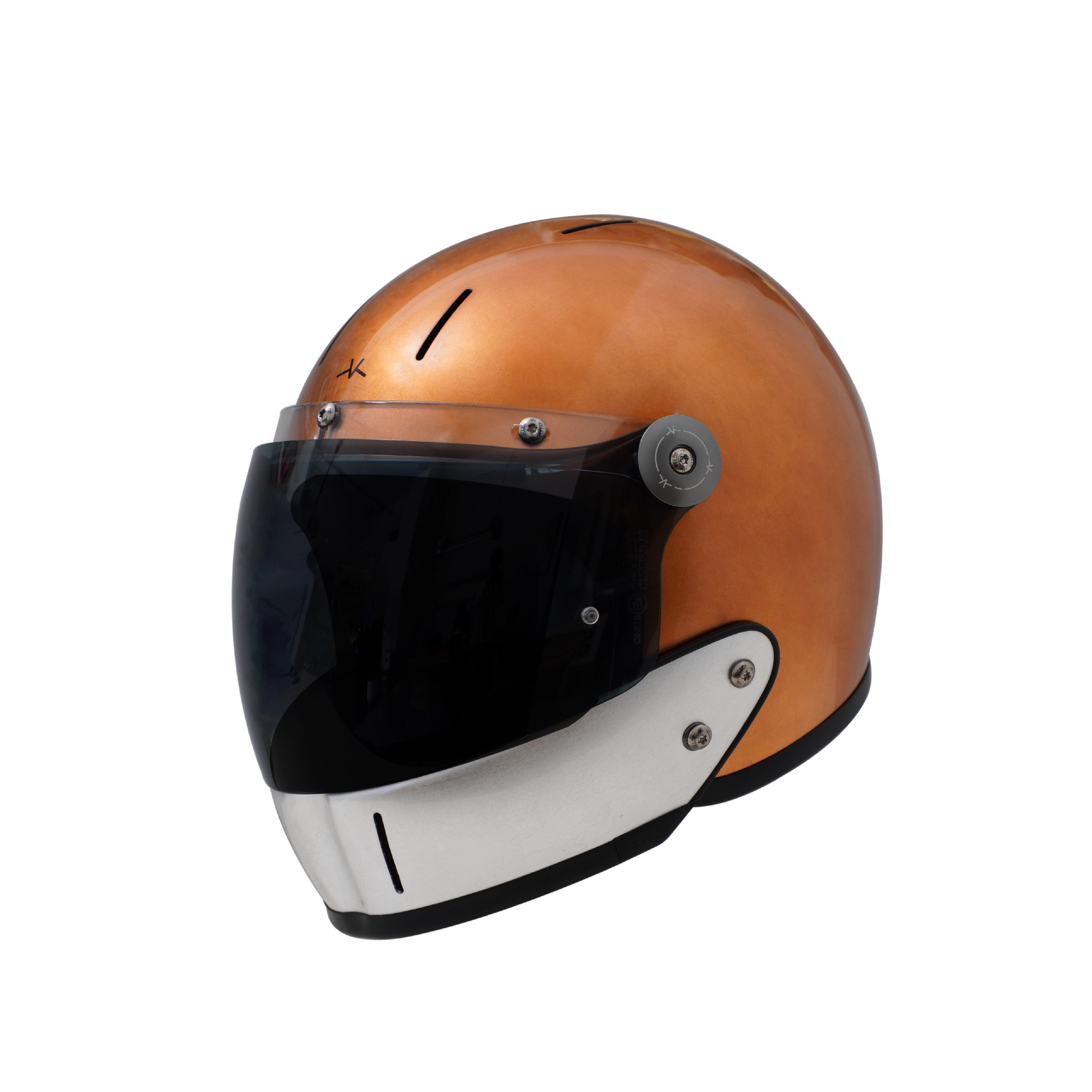 法国VELDT碳纤维男女复古头盔维尔特拿铁凯旋哈雷VESPA摩托车 - 图2