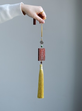 印度小叶紫檀出入平安吊坠