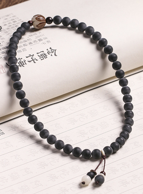 禅木匠药珀双圈手串手链